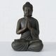 B BUDDHA FIGURINE 3 Fekete design Asztali dekoráció