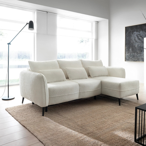 ET SOLIRA Több színben design Sarokgarnitúra