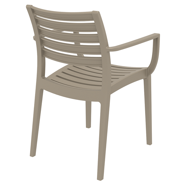 ST ARTEMIS Taupe design Műanyag kültéri szék