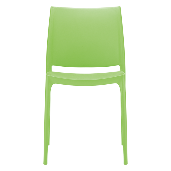 ST MAYA  Zöld design Műanyag kültéri szék