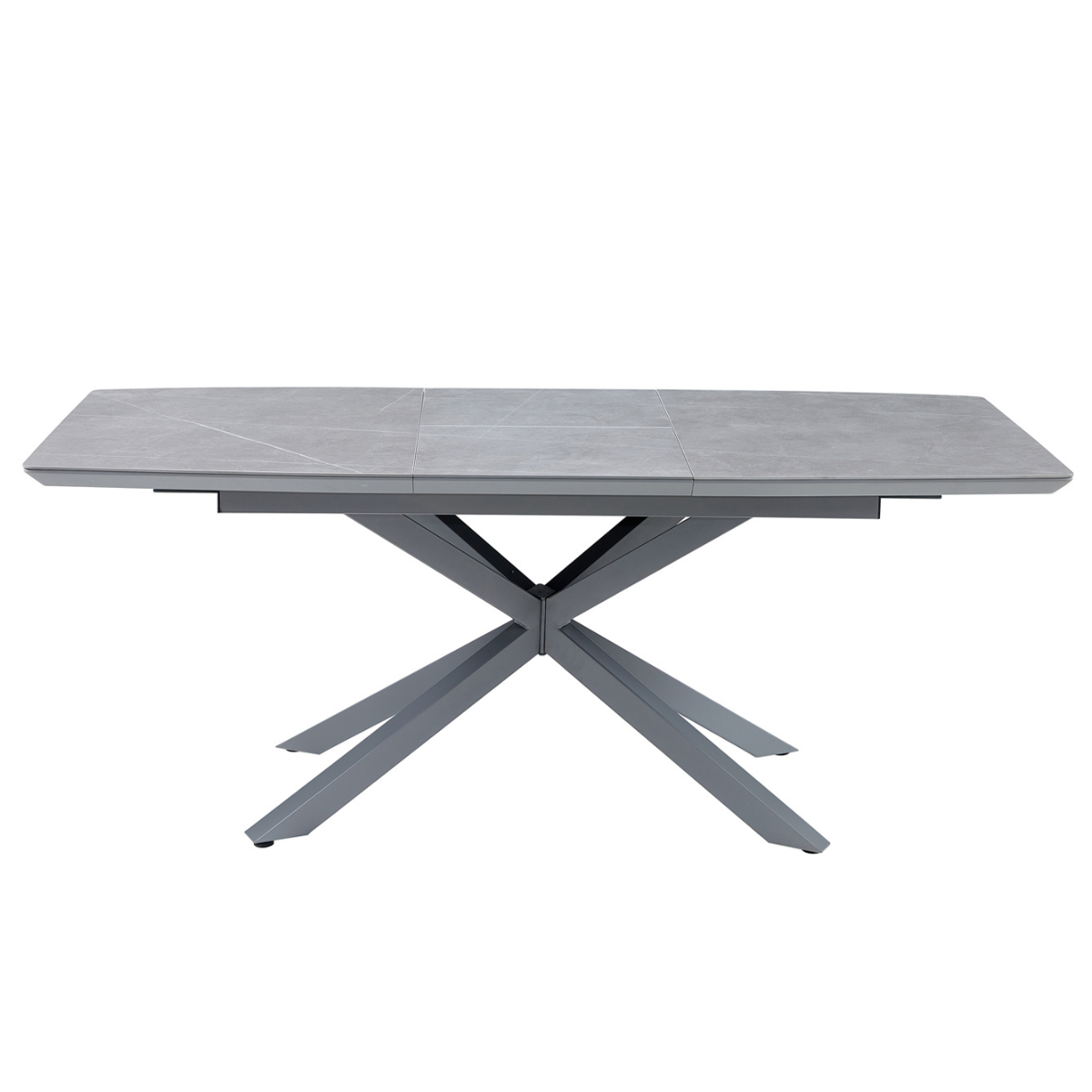 ET LYNETTE 160 Szürke design Beltéri komplett asztal