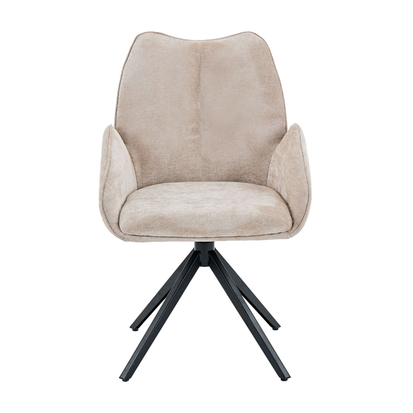 ET EDIE Bézs design Kárpitos beltéri szék