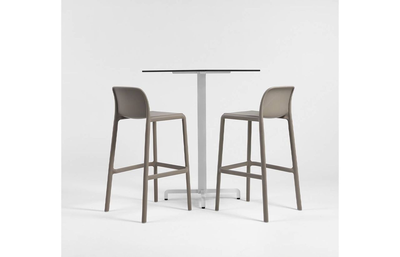NARDI FARO Multiple colors minimalist Plastic outdoor bar stool