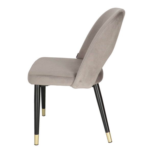 DL FANNY Grey elegant Upholstered indoor chair