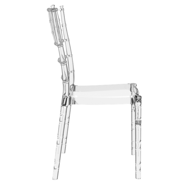 ST CHIAVARI Szürke design Műanyag kültéri szék