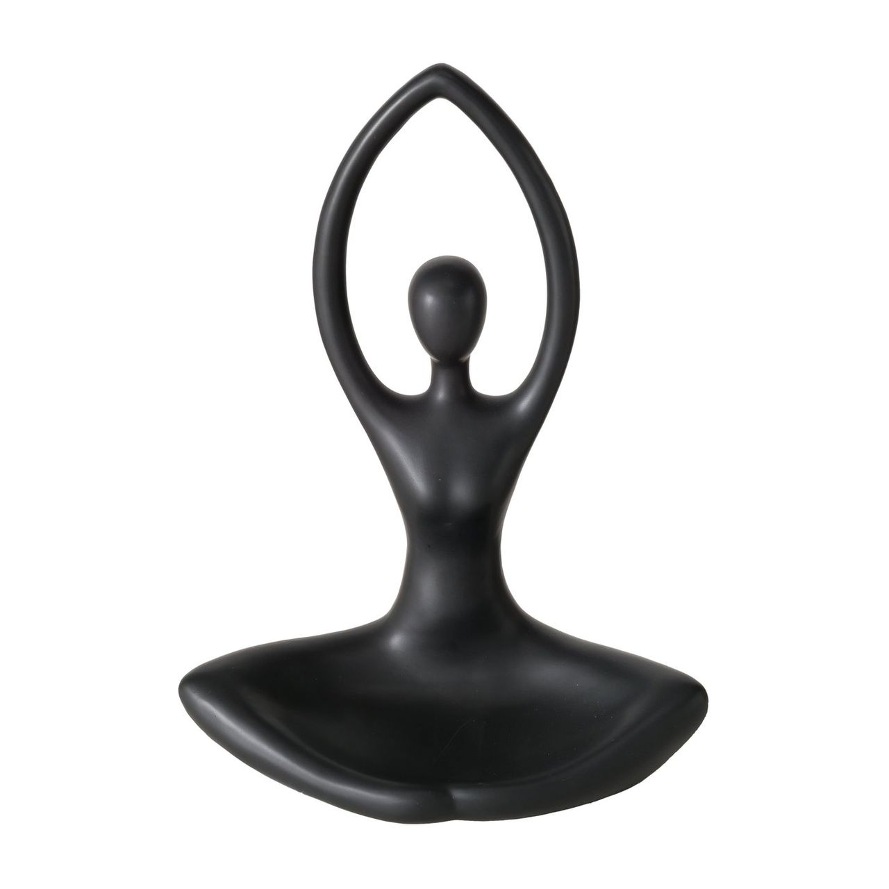 B YOGA CANDLE HOLDER Fekete design, modern Dekoráció