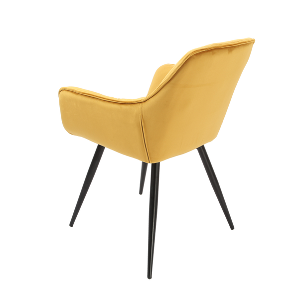 DL CHERRY   Sárga design Kárpitos beltéri szék