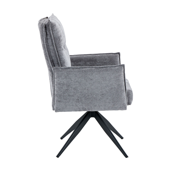 ET SAM Szürke design Kárpitos beltéri szék