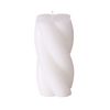 B TWISTER CANDLE Fehér modern Asztali dekoráció