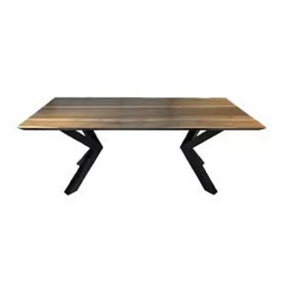 BD WALNUT TABLE Brown industrial Tömörfa beltéri asztallap