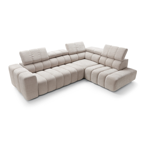 PZ DAISY Bézs design Sarokgarnitúra