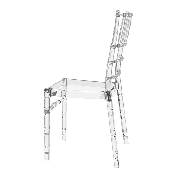 AT STUHL ÁTLÁTSZÓ design Műanyag kültéri szék