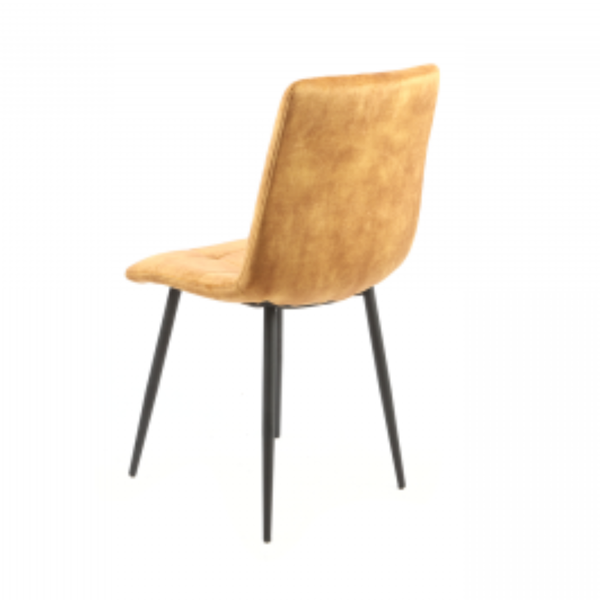 ET FRIEDA Sárga design Kárpitos beltéri szék