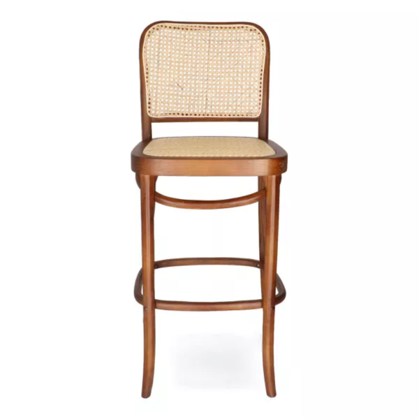 DL MACCHIATO WALNUT BS Barna vintage Fa beltéri bárszék