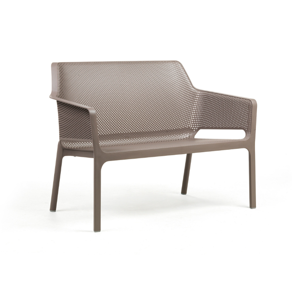 NARDI NET BENCH Taupe modern Kültéri pad