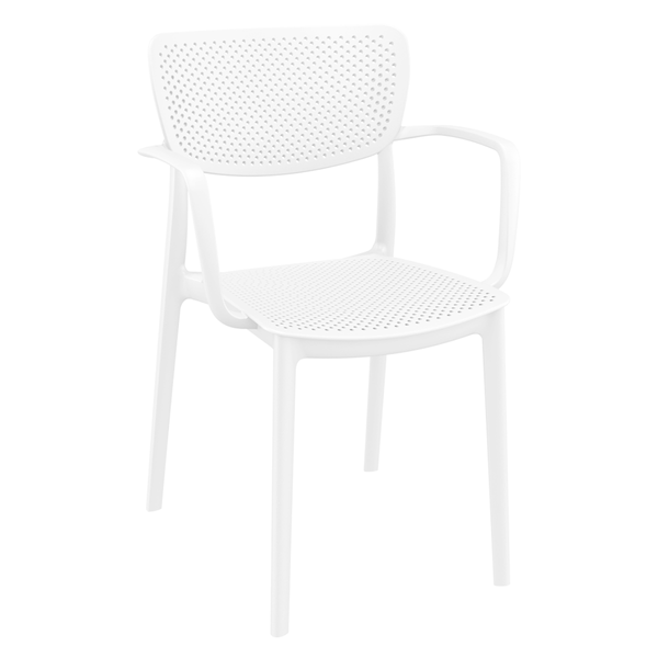 ST LOFT Fehér design Műanyag kültéri szék
