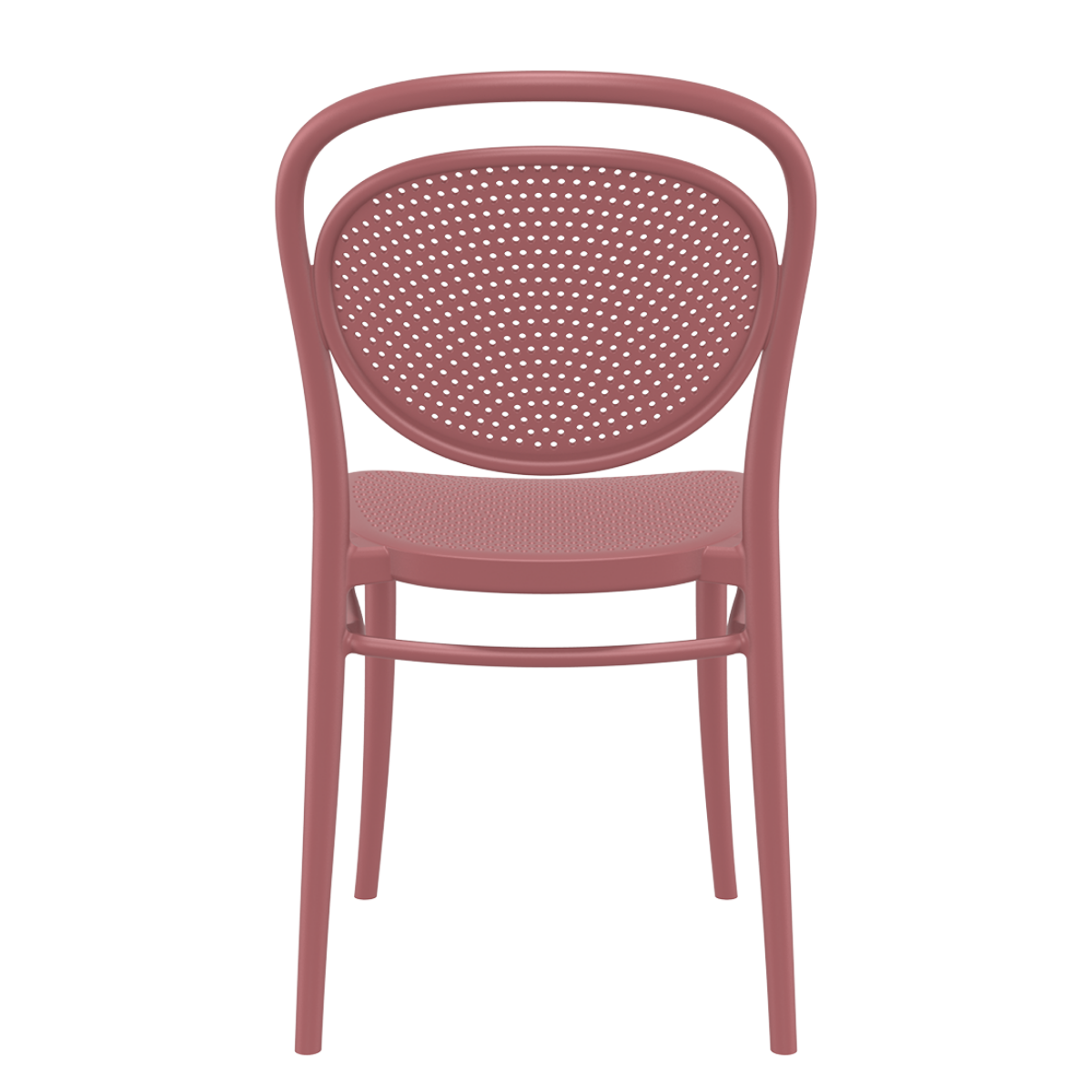 ST MARCEL Bordó design Műanyag kültéri szék