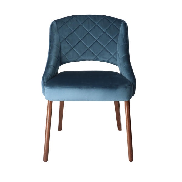 DN AMANDA  Kék klasszikus Kárpitos beltéri bárszék