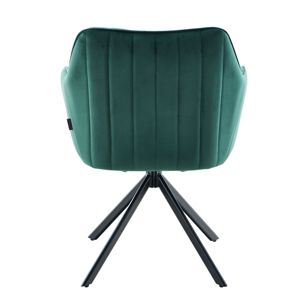 DL ZALIA  Zöld design Kárpitos beltéri szék