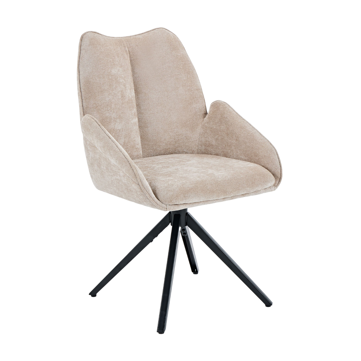 ET EDIE Bézs design Kárpitos beltéri szék