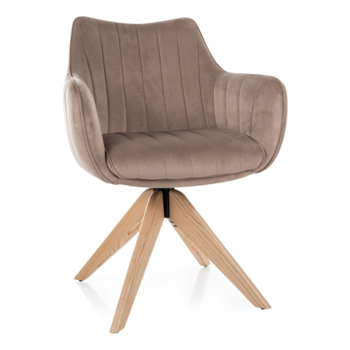 SI ZALIA D Bézs elegáns Kárpitos beltéri szék