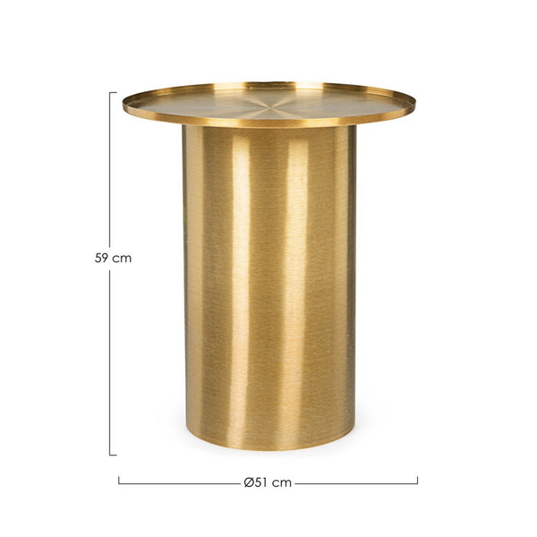 BT  SIR G Arany design Dohányzóasztal