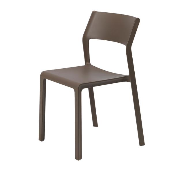 NARDI TRILL BISTROT Barna minimalista Műanyag kültéri szék
