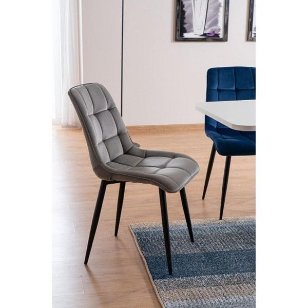 SI NONI Grey modern Upholstered indoor chair