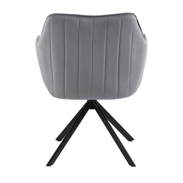 DL ZALIA  Szürke design Kárpitos beltéri szék