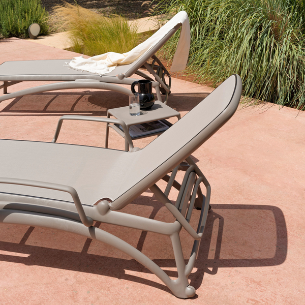 NARDI ATLANTICO Fehér, Taupe design Napágy
