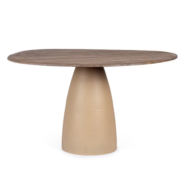 BT STANA / UQ PRESTON Bézs, Fa design Beltéri étkezőgarnitúra