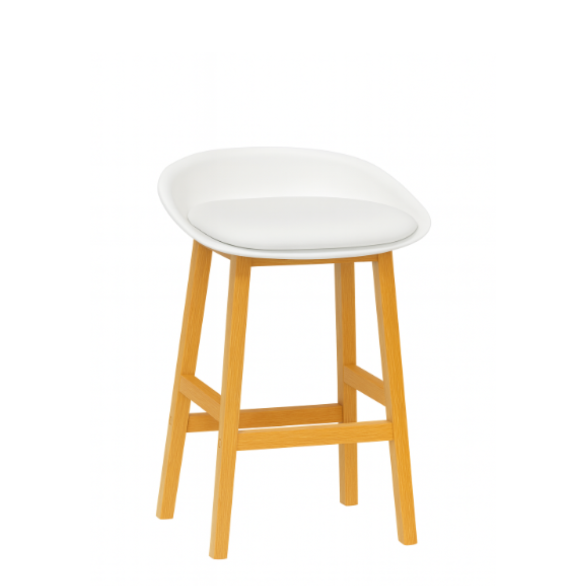 DL CORD utolsó 1db  Fehér design Alacsony bárszék