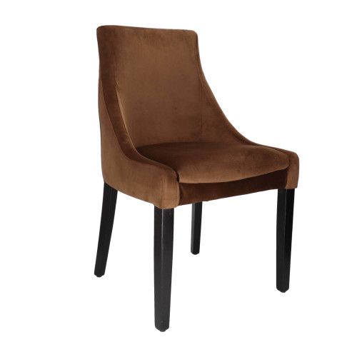 LT 1005 S Brown classic Upholstered indoor chair