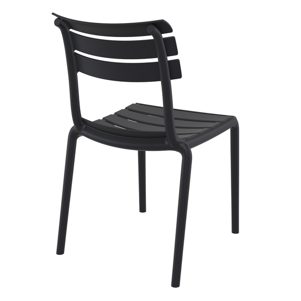 ST HELEN Fekete design Műanyag kültéri szék