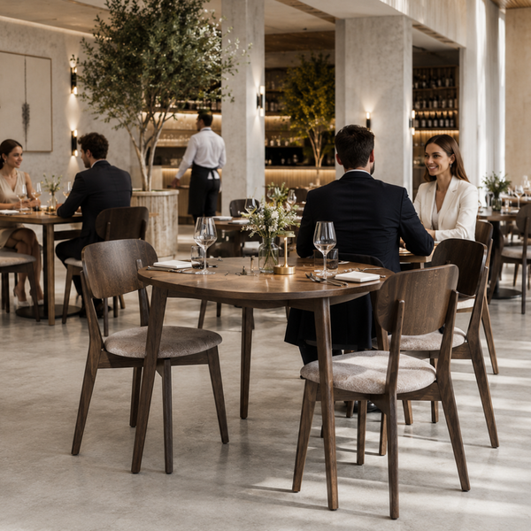 XTON  DIMI R WALNUT Fa klasszikus Fa beltéri szék