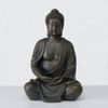 B BUDDHA FIGURINE 2 Fekete design Asztali dekoráció