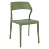 ST SNOW Zöld design Műanyag kültéri szék