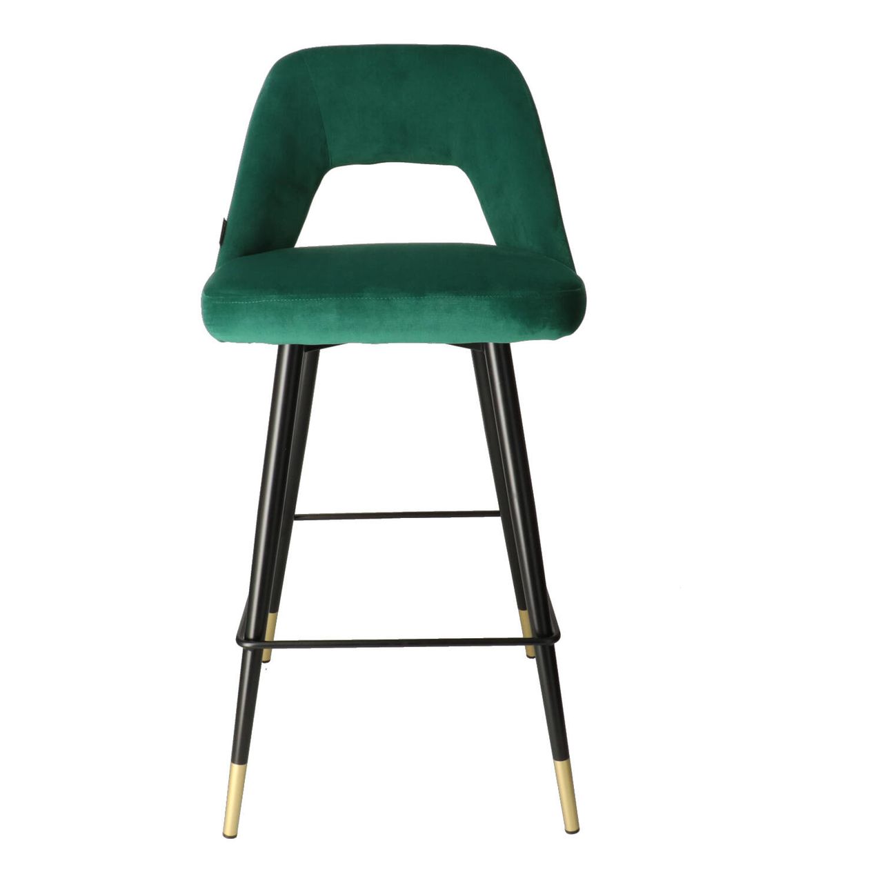 DL FANNY Zöld design Kárpitos beltéri bárszék