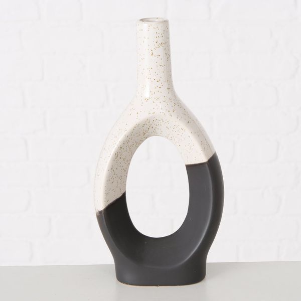 B OMEGA VASE Fekete, Fehér design Asztali dekoráció
