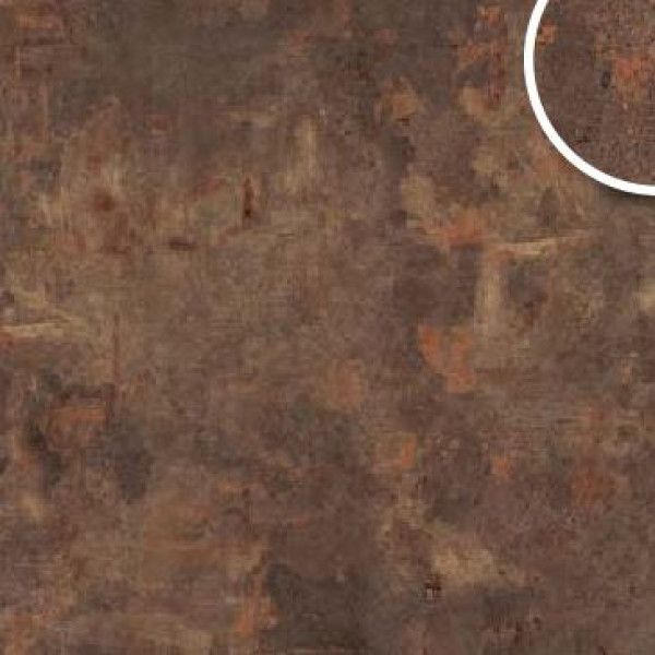 RINO COMPACT TOP RUST 70x70 Brown modern Tabletop