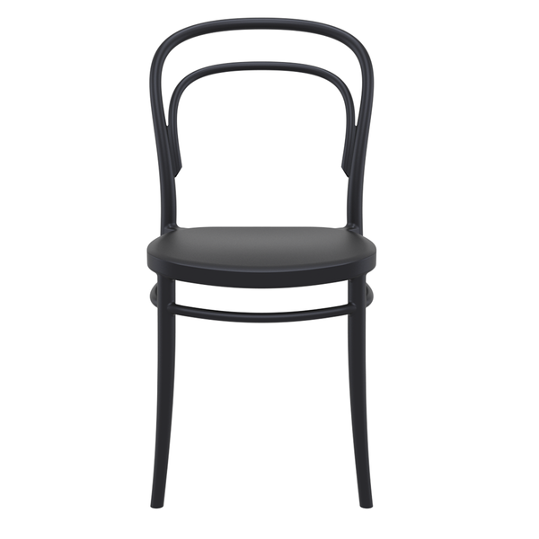 ST MARIE Fekete design Műanyag kültéri szék