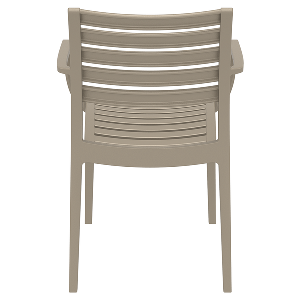 ST ARTEMIS Taupe design Műanyag kültéri szék
