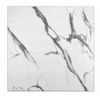 LS COMPACT WHITE MARBLE 70x70 White elegant Tabletop