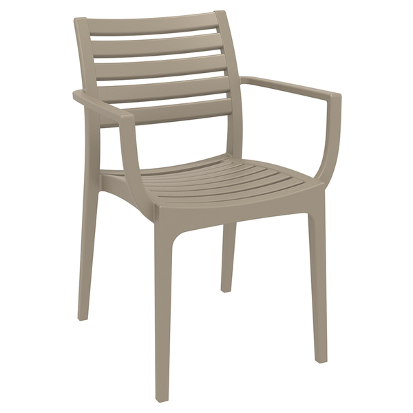ST ARTEMIS Taupe design Műanyag kültéri szék