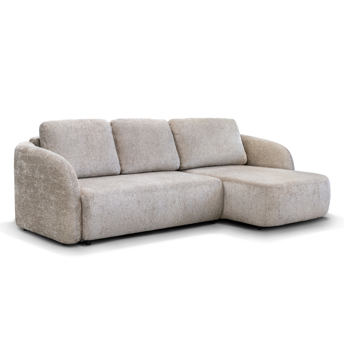 ET PORTER Szürke design Sarokgarnitúra