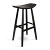 XTON KYOTO Grey Scandinavian Wooden indoor bar stool