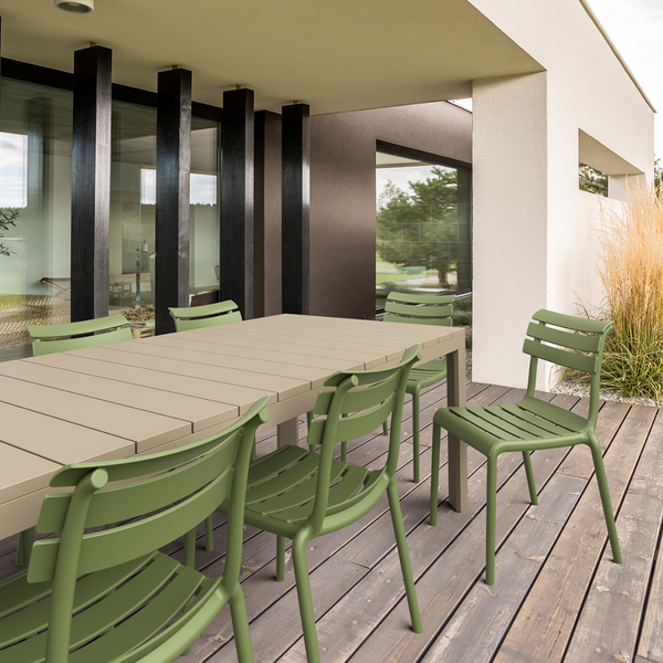 ST HELEN Zöld design Műanyag kültéri szék