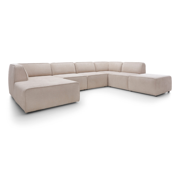 PZ REFRESH Bézs modern Sarokgarnitúra