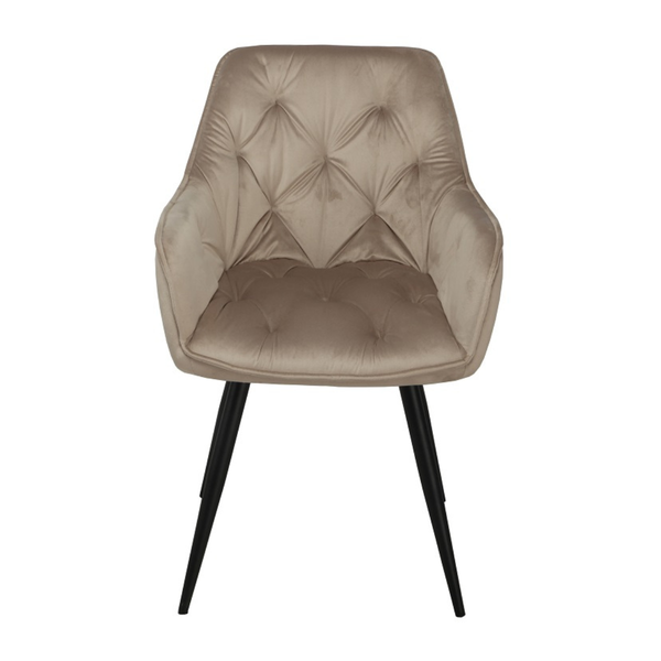 ET MONIQUE Bézs design Kárpitos beltéri szék