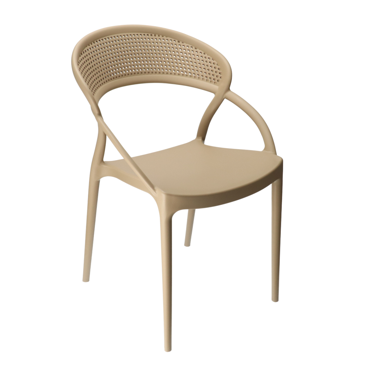 SI LISA utolsó darab Taupe design Műanyag kültéri szék